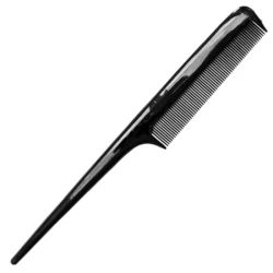 Plastic women's comb with tail