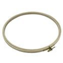 wooden embroidery frame hoop 25 cm with screw