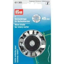 Lama Ondulata 45mm di ricambio per taglierina rotante - 611365 Prym