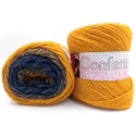 Silke CONFETTO wool cake yarn 150g 300m degradé