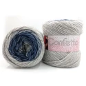 Lana Sfumata CONFETTO Silke filato cake gomitolo 150gr.