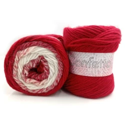 Silke CONFETTO wool cake yarn 150g 300m degradé