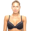 Reggiseno imbottito con ferretto e coppe preformate inserto raso FRANCESCA - CD064 Cotonella