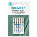 Microtex needles No. 70 with flat shanks for sewing machine - 0706463 Schmetz