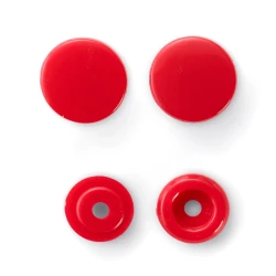 Bottoni automatici a pressione in plastica Prym Color Snaps Rossi - 393138 Prym