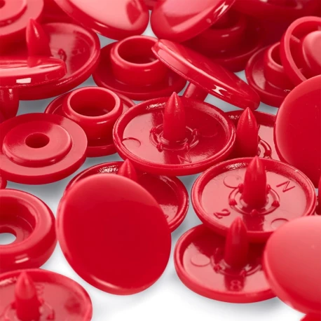 Non-sew press fasteners Prym Colour Snaps 12.4mm red - 393138 Prym