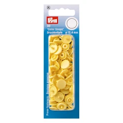 Bottoni automatici a pressione in plastica Prym Color Snaps Giallo Crema di Banana- 393112 Prym