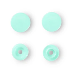 Prym Colour Snaps mint 12.4mm non-sew press fasteners
