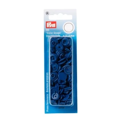 Prym Colour Snaps 12.4mm blue non-sew press fasteners 2