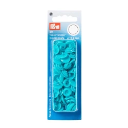 Prym Colour Snaps press fasteners 12.4mm turquoise 2