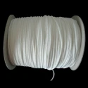 Nastro elastico tubolare morbido da 3mm bianco ideale per mascherine