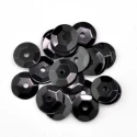 Gutermann, 6mm sequins, colour 1000 Black