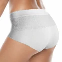 Light microfibre women’s culotte briefs with jacquard band