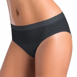 Women's MIDI mid-rise briefs in microfibre Light White - 311749 Intimidea 2