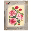 Half-stitch blooming roses kit - complete set with needle and threads 3118K by Collection D'Art