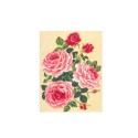 Half-stitch blooming roses kit - complete set with needle and threads 3118K by Collection D'Art