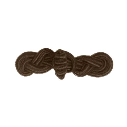 Brown Trimmed Alamari buttons 2