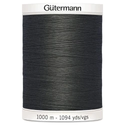 Gutermann thread colour 36 anthracite grey 1000m spool