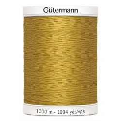 Filo per cucire Gutermann colore 968 Senape spola da 1000m