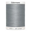 Filo per cucire Gutermann colore 40 Grigio Medio spola da 1000m