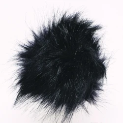 Faux fur pompon Ø 12cm for knitting projects 2