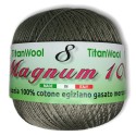 Crochet yarn Magnum Titan Wool 100% Egyptian Cotton Makò Tortora