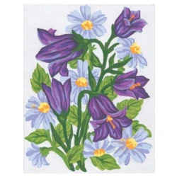 Kit Mezzopunto fiori e campanule - set completo di ago e fili 3041K by Collection D'Art 2