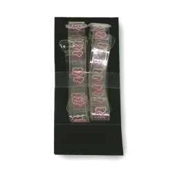 Spalline trasparenti in poliuretano con decoro cuori 10mm - Triumph Intimo