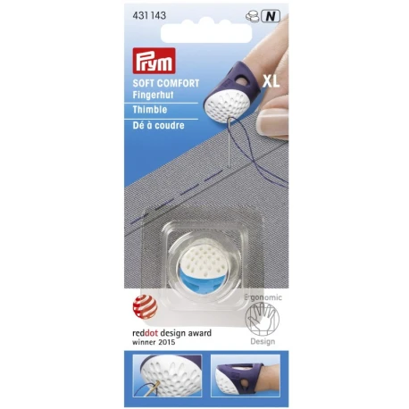 Ditale XL da uomo in silicone per cucito - 431143 Prym ergonomics
