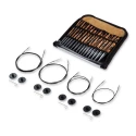Natural wooden circular knitting needles set 4.0-10.0mm