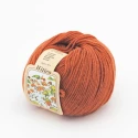 Witico virgin wool blend, 50 g ball of yarn. Silke - colour 28 Coccio