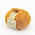 Witico virgin wool blend, 50 g ball of yarn. Silke - colour 29 Mostarda