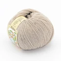 Witico virgin wool blend, 50 g ball of yarn. Silke - colour 862 Beige