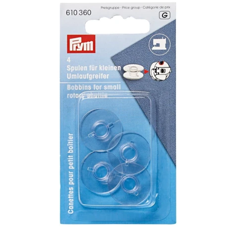 Sewing machine bobbins, small rotary gripper, 21.2mm - 610360 Prym