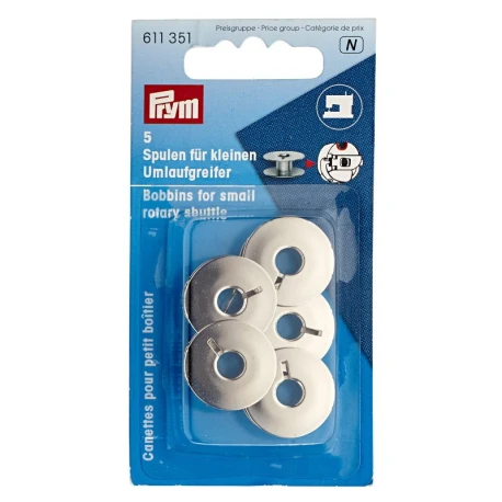 Bobine per navetta rotante diametro 21,2 mm altezza 9,2 mm - 611351 Prym