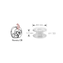 Sewing machine bobbins, CB gripper, Ø 20.5 mm H 11.7 mm - 611322 Prym