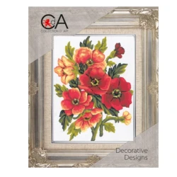 Kit Mezzopunto mazzo di fiori - set completo di ago e fili by Collection D'Art