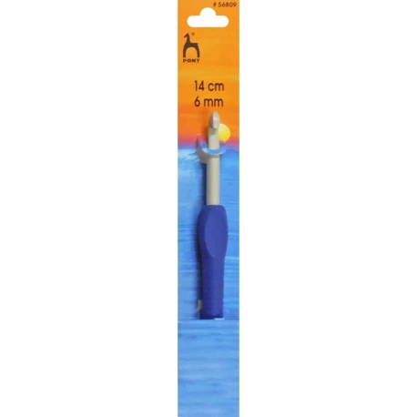 Pony Easy Grip Ergonomic Crochet Hook 6.0 mm - 56809 Pony
