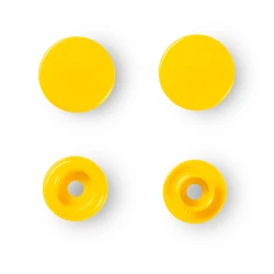 Prym Colour Snaps press fasteners 12.4mm yellow