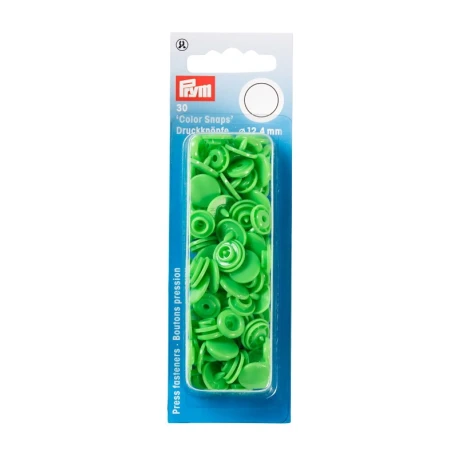 Bottoni automatici a pressione in plastica Prym Color Snaps Verde Chiaro - 393114 Prym