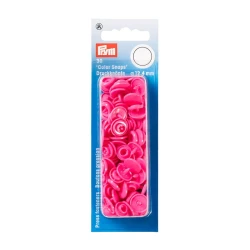 Prym Colour Snaps press fasteners 12.4mm pink 2