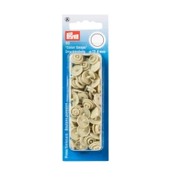 Bottoni automatici a pressione in plastica Prym Color Snaps Beige - 393123 Prym 2