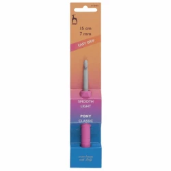 Pony Easy Grip Ergonomic Crochet Hook 7.0 mm - 56811 Pony 2