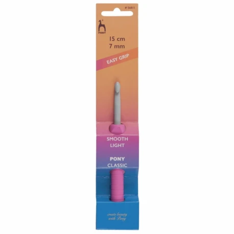 Pony Easy Grip Uncinetto ergonomico 7,0 mm - 56811 Pony