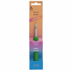 Pony Easy Grip Ergonomic Crochet Hook 8.0 mm - 56812 Pony 2