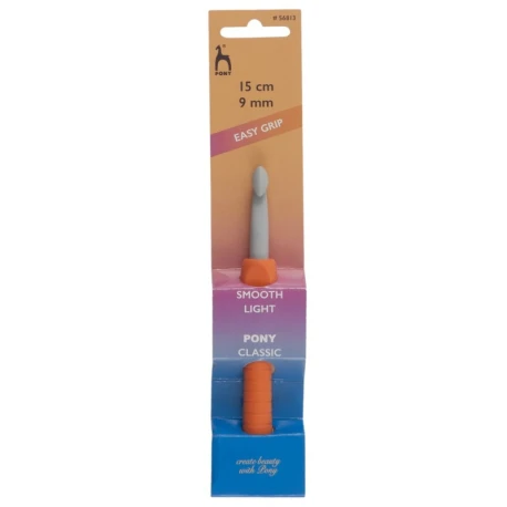 Pony Easy Grip Uncinetto ergonomico 9,0 mm - 56813 Pony