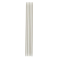 Gioco di ferri per calza con doppia punta misura 5,0 mm