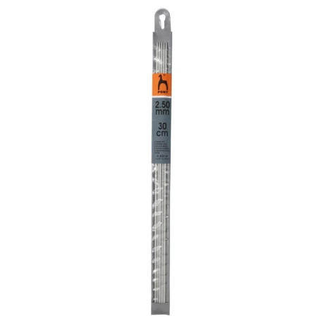 Double-pointed knitting needles, 30cm, 2.5 mm - 40214 Pony