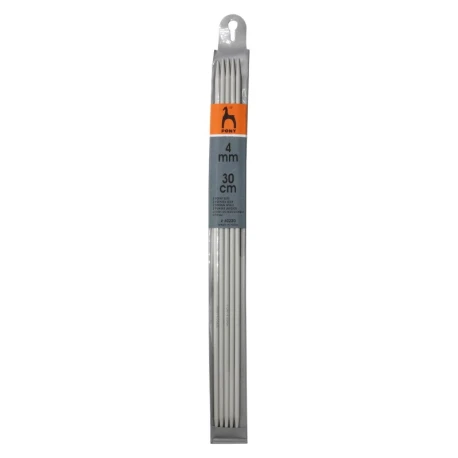 Double-pointed knitting needles, 30cm, 4.0 mm - 40220 Pony