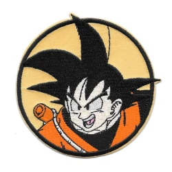 Dragon Ball Goku adult embroidered iron on patch application